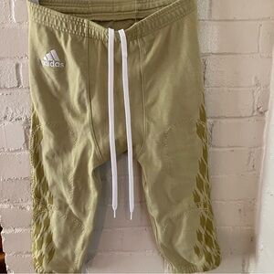 adidas Men's Techfit Primeknit Football Pants Sand Color Size XL